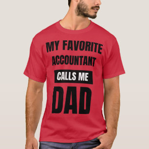 Camiseta Mi contable favorito me llama papá 7