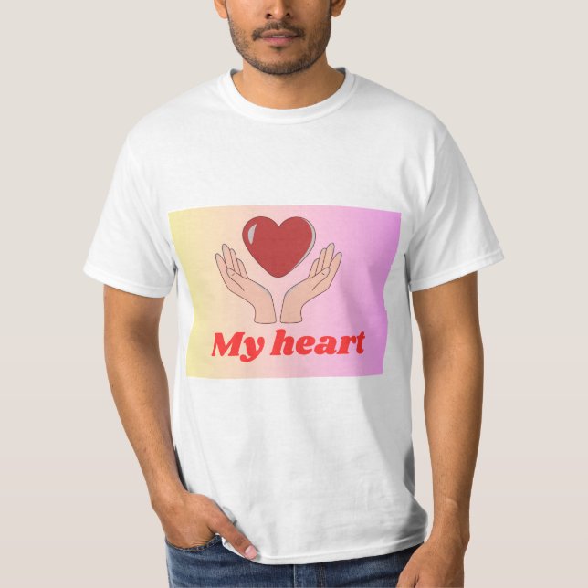 Camiseta Mi corazón (Anverso)