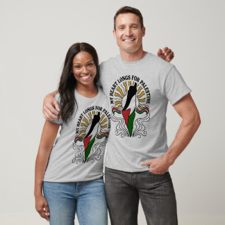 Camiseta Mi Corazón Anhela Por Palestina - Mapa Patriótico 