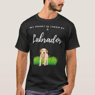 Camiseta Mi Corazón Es Tomado Por Un Perro Cute De Labrador