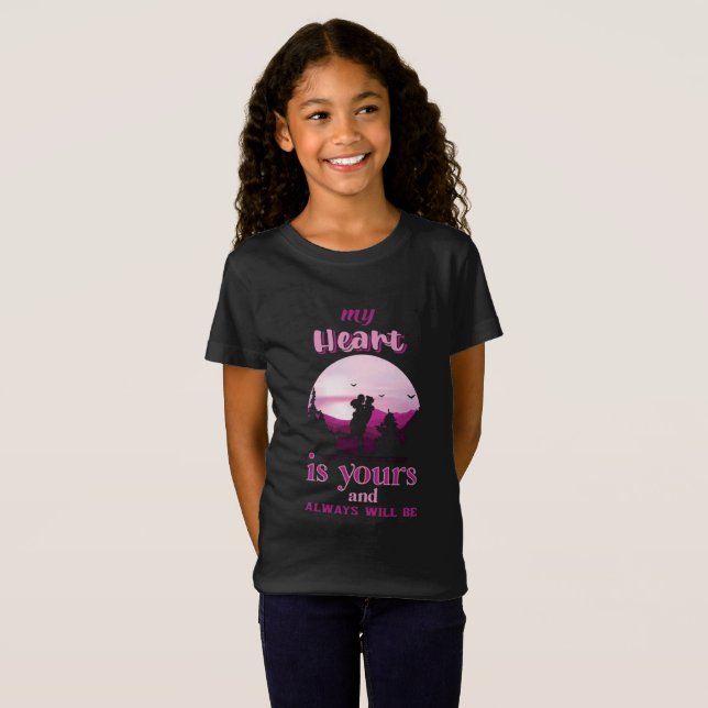 Camiseta Mi corazón es tuyo y siempre lo será (Anverso completo)