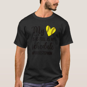 Camiseta Mi Corazón Es Una Estrella De Softball Orgullosa