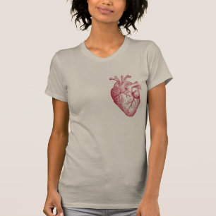 Camiseta Mi corazón (esquema rojo)