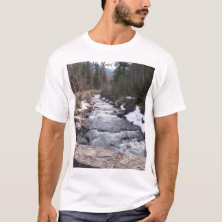 Camiseta Mi corazón está aquí cerca del río