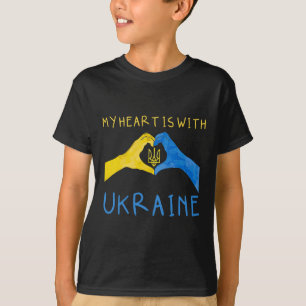 Camiseta Mi corazón está con Ucrania1