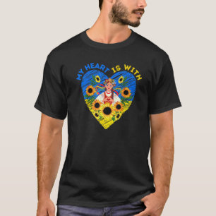 Camiseta MI CORAZÓN ESTÁ CON UCRANIA, la tradición ucranian