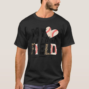 Camiseta Mi Corazón Está En El Campo Tee Baseball Softball 