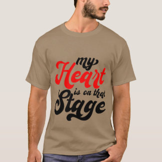 Camiseta Mi corazón está en el escenario chico