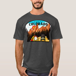 Camiseta Mi Corazón Está En El Parque Nacional De Colorado