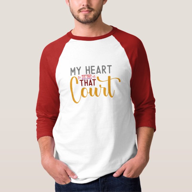 Camiseta Mi corazón está en esa corte (Anverso)