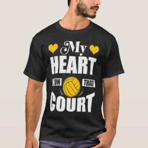 Camiseta Mi Corazón Está En Esa Corte Deportes De Waterpolo
