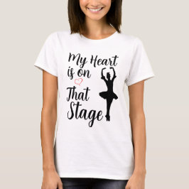 Camiseta Mi corazón está en ese escenario