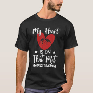Camiseta Mi Corazón Está En Ese Gracioso Regalo De Mat Wres