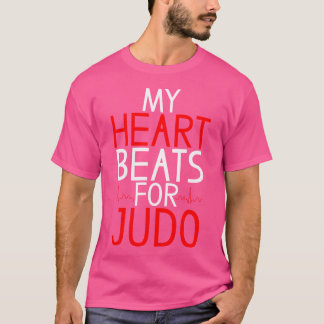 Camiseta Mi Corazón Gana Por Judo