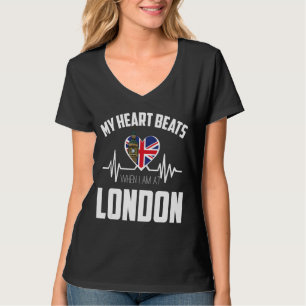 Camiseta Mi Corazón Gana Por Londres La Real Inglaterra Por