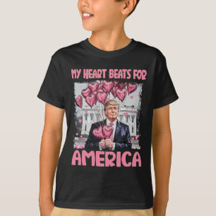 Camiseta Mi corazón late por el día de San Valentín de Trum