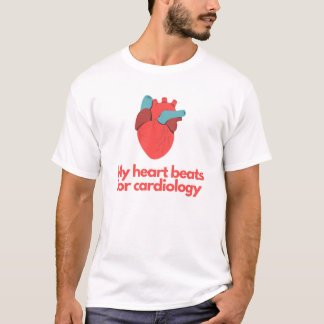 Camiseta Mi corazón late por la cardiología
