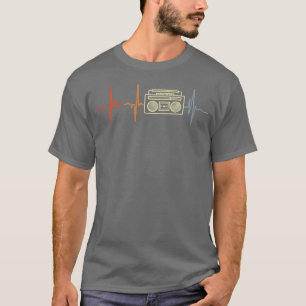 Camiseta Mi corazón late por la música Hip Hop amigo