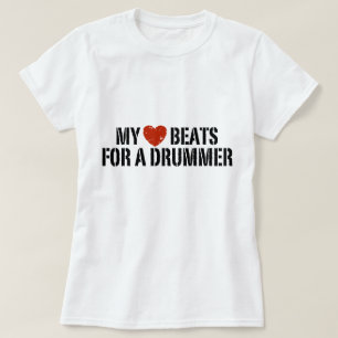Camiseta Mi corazón late por un tambor