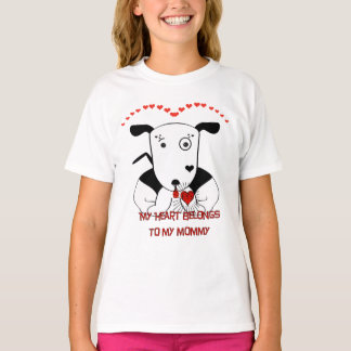 Camiseta Mi corazón le pertenece a mi mamá