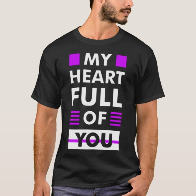 Camiseta Mi corazón lleno de ti (Anverso)