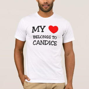 Camiseta Mi corazón pertenece a CANDICE