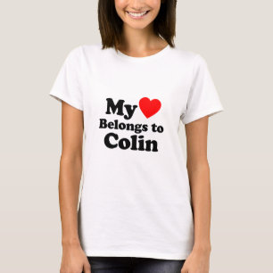 Camiseta Mi corazón pertenece a Colin