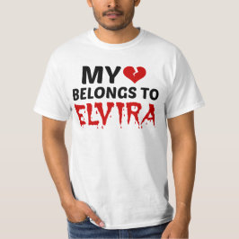 Camiseta Mi corazón pertenece a Elvira