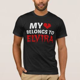 Camiseta Mi corazón pertenece a Elvira