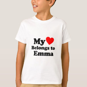 Camiseta Mi corazón pertenece a Emma