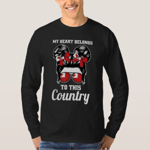 Camiseta Mi corazón pertenece a este país Tonga