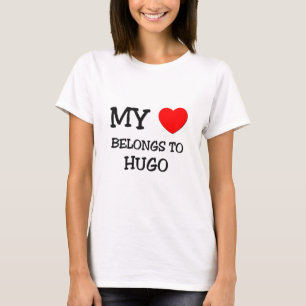 Camiseta Mi corazón pertenece a Hugo