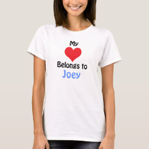 Camiseta Mi corazón pertenece a Joey