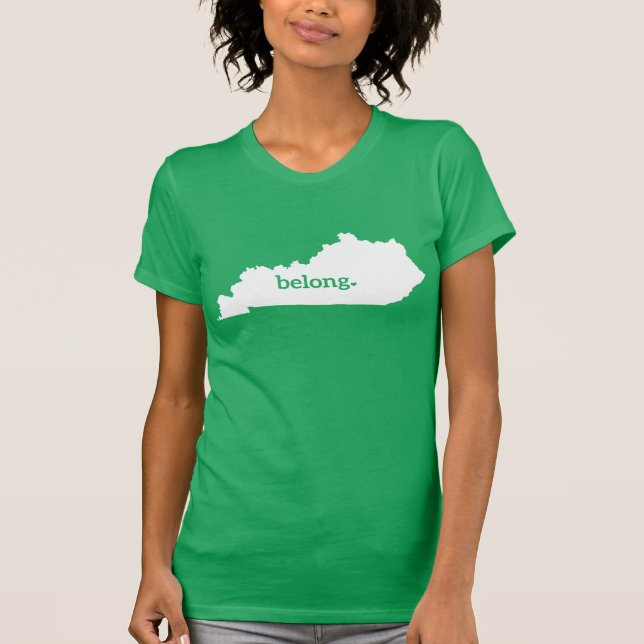 Camiseta Mi Corazón Pertenece A Kentucky (Anverso)