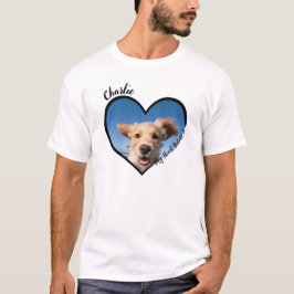 Camiseta Mi Corazón Pertenece A La Foto Y Nombre Personaliz