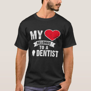 Camiseta Mi Corazón Pertenece A La Novia Novia De La Cónyug