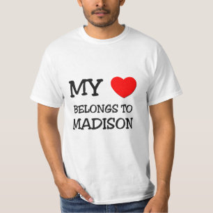 Camiseta Mi corazón pertenece a MADISON