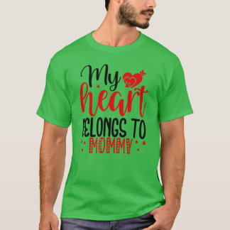 Camiseta Mi corazón pertenece a mommy01