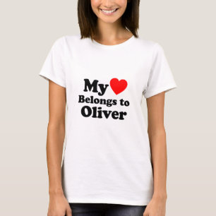 Camiseta Mi corazón pertenece a Oliver