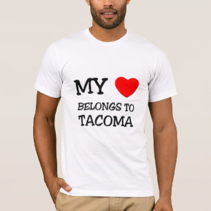 Camiseta Mi corazón pertenece a TACOMA