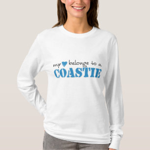 Camiseta Mi corazón pertenece a un Coastie
