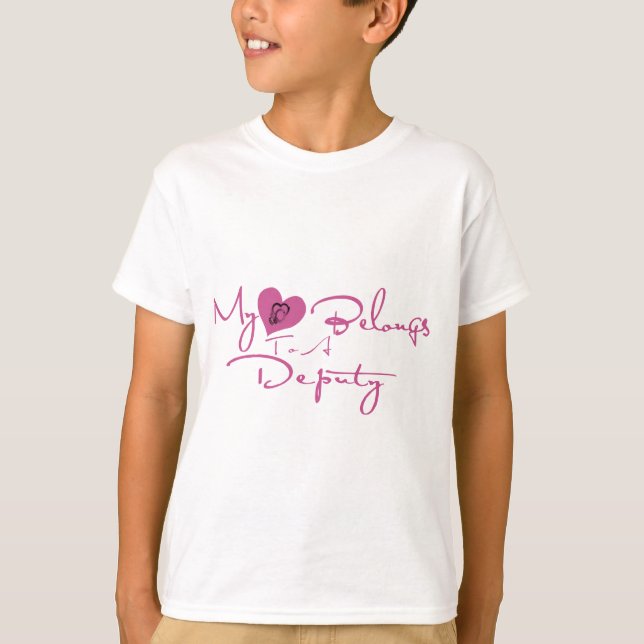 Camiseta Mi corazón pertenece a un diputado (Anverso)