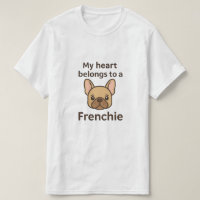 Mi corazón pertenece a un Frenchie – Lindo Bulldog