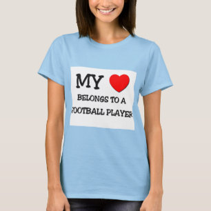 Camiseta Mi Corazón Pertenece A Un Jugador De FÚTBOL
