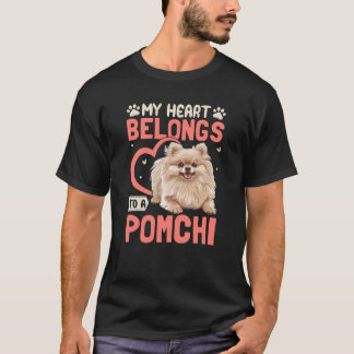 Camiseta Mi Corazón Pertenece A Un Pomchi