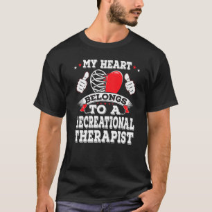 Camiseta Mi Corazón Pertenece A Un Terapia Recreacional Val