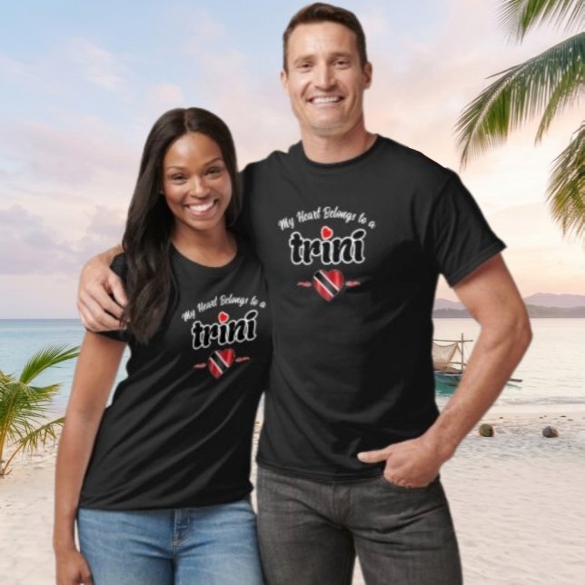 Camiseta Mi corazón pertenece a un Trini (Subido por el creador)