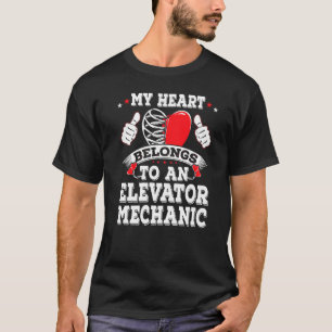 Camiseta Mi Corazón Pertenece A Un Valentín Mecánico De Asc