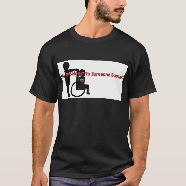 Camiseta Mi corazón pertenece alguien especial (Anverso)