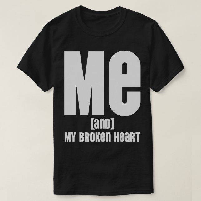 Camiseta Mi corazón roto y yo (Diseño del anverso)